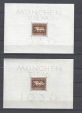 Deutsches Reich , 2 x Block 4 postfrisch