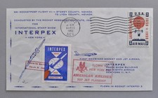 Raketenpost Brief USA 1960