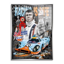 Pop Art Acrylglas Bild Steve