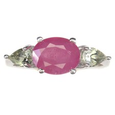 925 Sterlingsilber Ring Oval