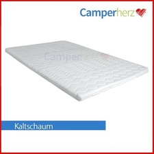 8 cm Matratzenauflage 120x200 Kaltschaum Matratzenschoner Bezug Wohnwagen Topper