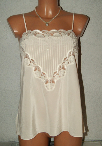 Seiden negligee hemdchen - negligee,