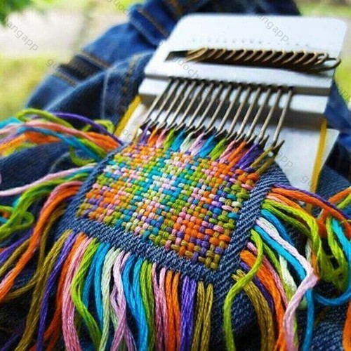 Kleine strickmaschine - kleine,