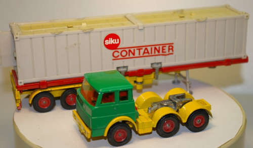 Siku container lkw transporter - lkw,