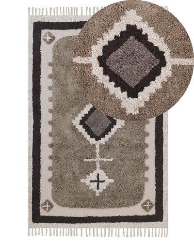 Teppich baumwolle beige - teppich,