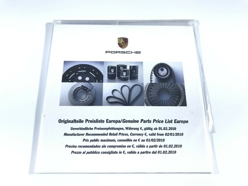 Porsche preisliste teileliste - preisliste,