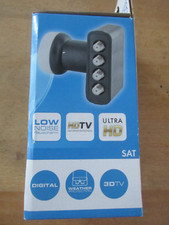 Marken Quad-LNB mit Schutzabdeckung  / Palreg Sat3