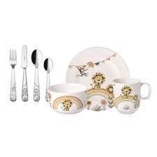Villeroy & Boch Roar like a Lion Kindergeschirr Set 7-teilig mit Besteck