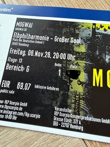 Ticket karte elbphilharmonie - ticket,