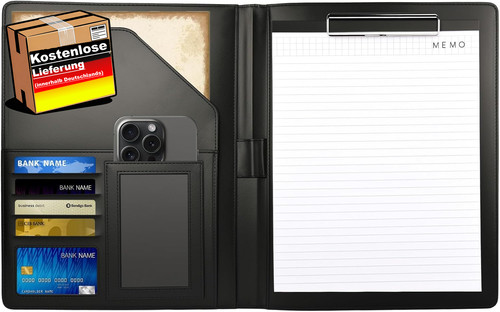 Klemmbrett schreibmappe mit - klemmbrett,