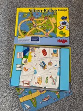 Haba Silben-Rallye Silben Rallye Europa Lernspiel Ersatzteile Einzelteile Karten