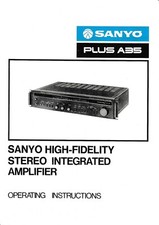 Bedienungsanleitung-Operating Instructions für Sanyo Plus A35  