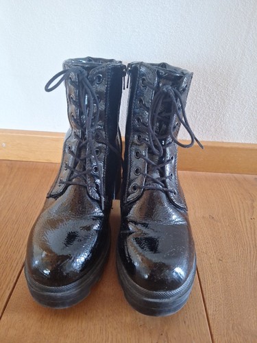 Plateaustiefel stiefel lack - stiefel,