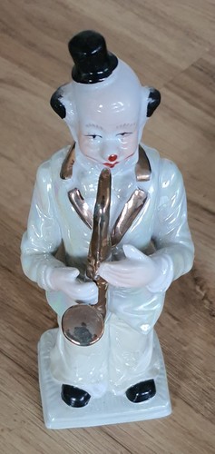 Vintage porzellan clown - vintage,