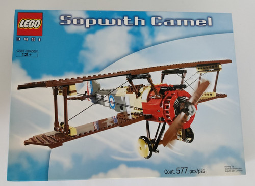Lego 3451 sopwith camel - lego,