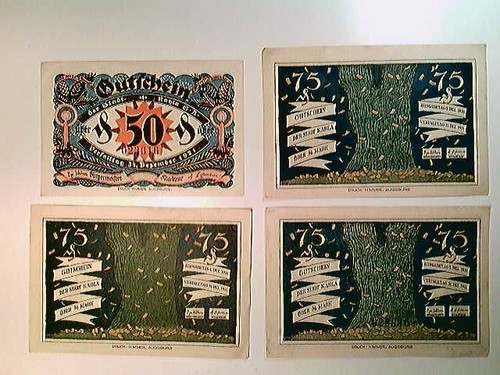 Notgeld stadt kahla 50 - notgeld,, kahla,
