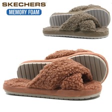 DAMEN SKECHERS PLIPPER GEPOLSTERT COZY MEMORY FOAM PELZ PAULTIERE SCHUHE CLOGS GRÖSSE