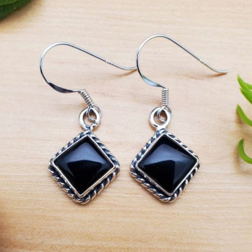 Schwarzer onyx massiv 925 - massiv,