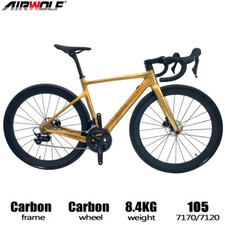 Airwolf Carbon Gravel Bike Rennrad Fahrrad OFF-ROAD Shimano 105 48-58cm