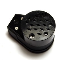 Hirschmann Kabel-Buchse, 16-polig f. Oldtimer Radio / Jukebox, MEK160, NOS