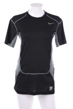 NIKE PRO T-Shirt Sport Fitness Workout Mesh Einsatz L schwarz