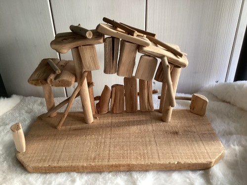 Krippe treibholz holz - ,