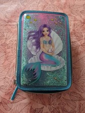 Depesche Fantasy Model 3-Fach Federtasche Streichpaillette - MERMAID (0010978)