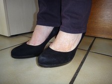 schwarze Buffalo Wildleder