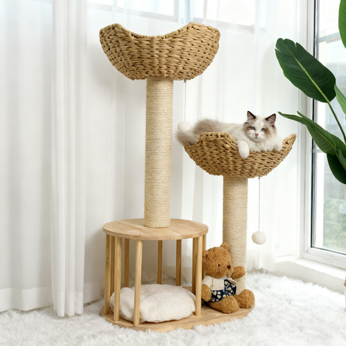 Moderner kratzbaum holz - moderner,