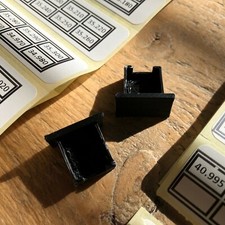 2x Kristall Halter & Etiketten