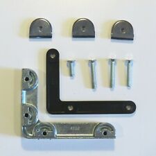 * USM Haller Befestigung Chrom Winkel Anbauwinkel Scharnier Halter Federband Set