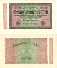Geldscheine Reichsmark Auswahl