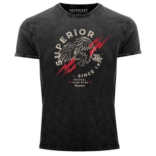 Neverless herren shirt - neverless®, t-shirt