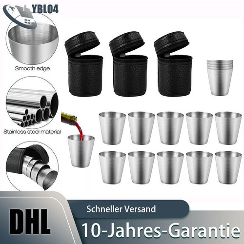 Edelstahlbecher becher schnaps - becher,