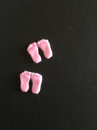 Verzierwachs füsschen rosa - verzierwachs,