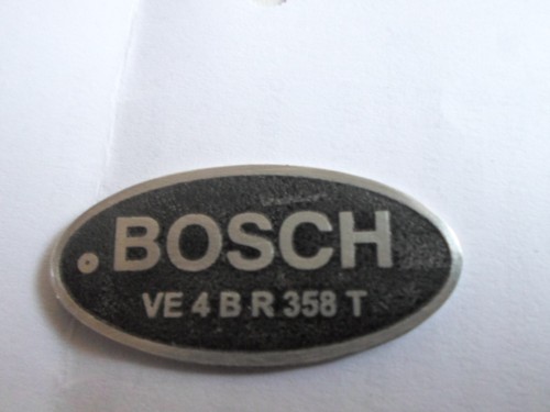 Typenschild schild bosch - typenschild,