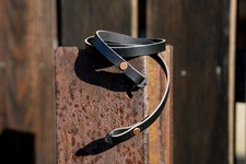 Vintage leder kameragurt - leder-,