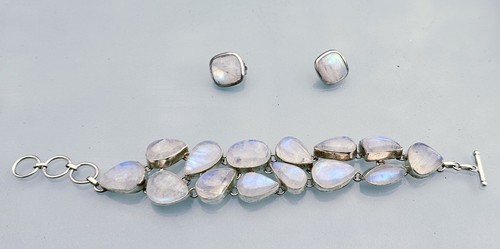 Coral mondstein armband 14 - el,