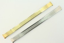 Uhrenarmband 13mm Zugband Flexband Edelstahl Gold Silber Top Qualität