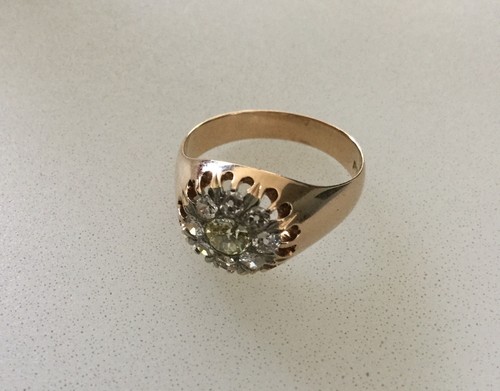 585 goldring mit - 585, zehn