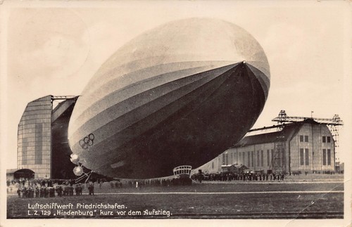 Postkarte zeppelin - postkarte,