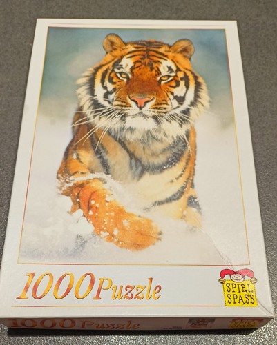 Puzzle tiger schnee - puzzle,