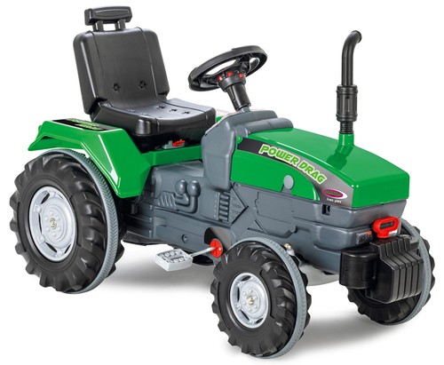 Trettraktor grün kippschutz - trettraktor,