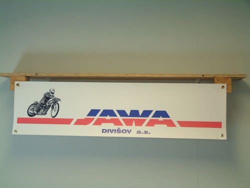 Jawa speedway banner werkstatt - jawa,