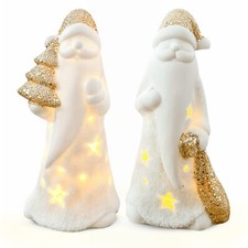 2X Deko Weihnachtsmann&