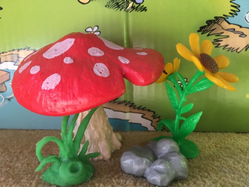 Geschlumpfe pilz blume gras - ,
