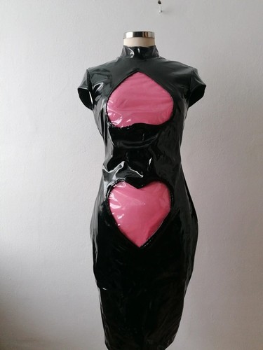 Lack kleid knielang - kleid,
