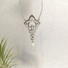 Jugendstil Kette Topas Schmuck