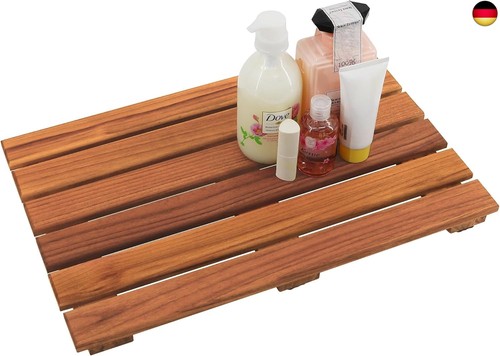 Teak duschmatte rutschfeste - teak,