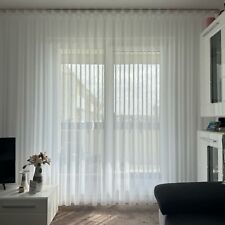 Moderne Fertiggardine mit Wellenband Newave in Deutschland maßgefertigt